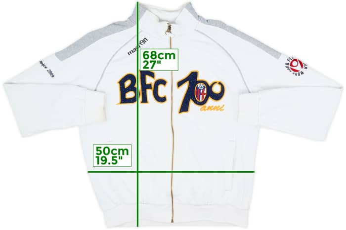 2009-10 Bologna Macron Track Jacket - 8/10 - (L)