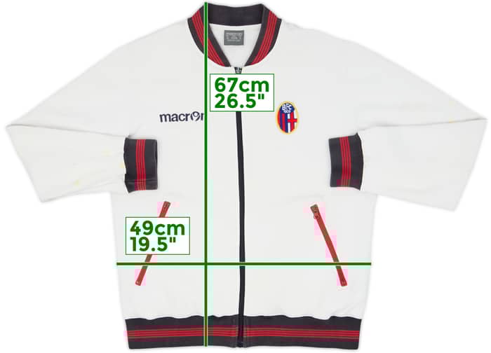2014-15 Bologna Macron Track Jacket - 6/10 - (M)