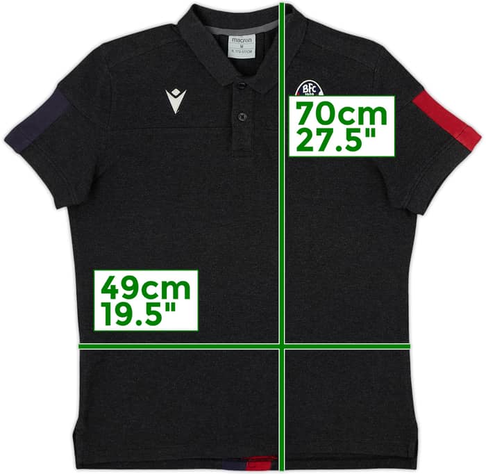 2019-20 Bologna Macron Polo Shirt - 6/10 - (M)
