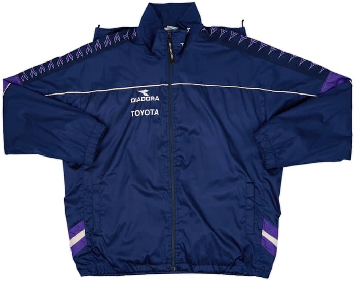 2000-01 Fiorentina Diadora Track Jacket - 3/10 - (XXL)