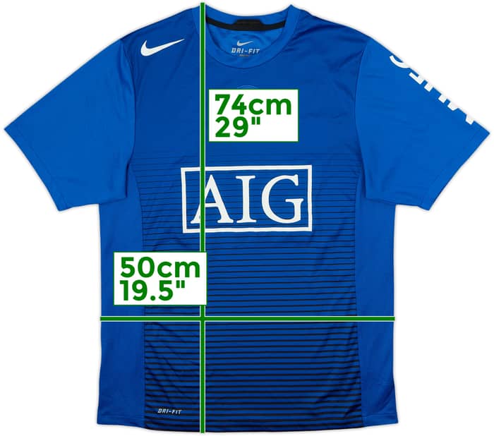 2010-11 Manchester United Nike Training Shirt - 8/10 - (M)