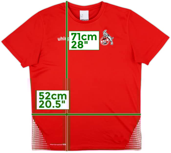 2018-19 FC Koln UHL Sport Cotton Tee - 8/10 - (L)