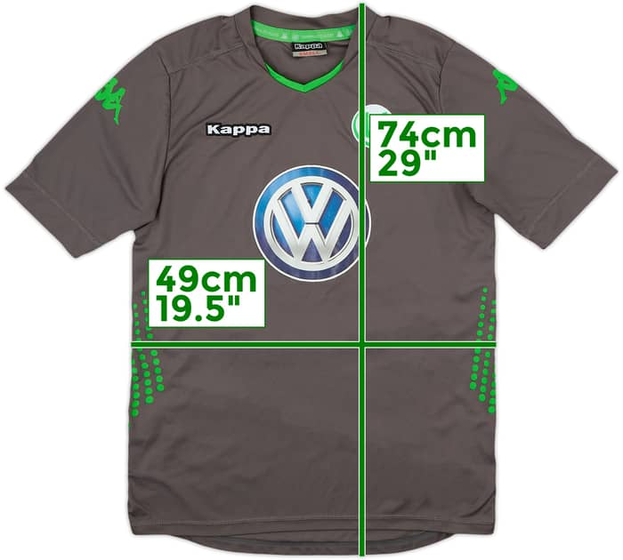 2014-15 Wolfsburg Kappa Training Shirt - 7/10 - (S)