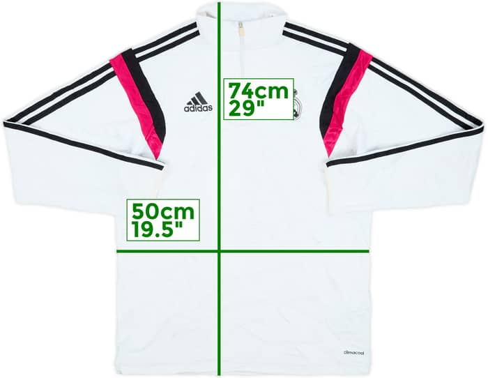 2014-15 Real Madrid adidas 1/4 Zip Drill Top - 6/10 - (M)