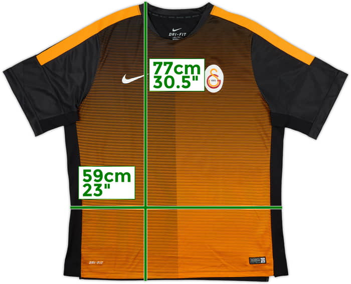 2015-16 Galatasaray Nike Training Shirt - 9/10 - (XXL)