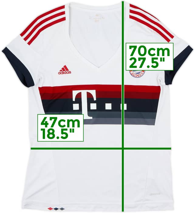2015-16 Bayern Munich Away Shirt - 7/10 - (Women's L)