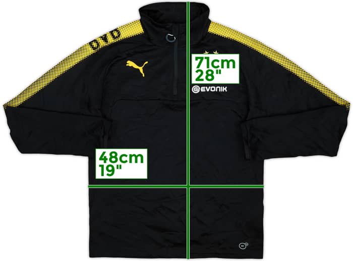 2017-18 Borussia Dortmund Puma 1/4 Zip Drill Top - 5/10 - (S)