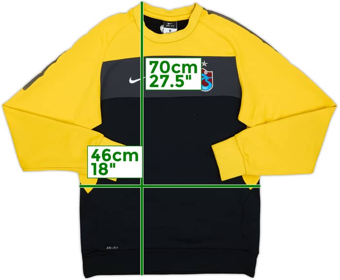 2010-11 Trabzonspor Nike Sweat Top - 8/10 - (S)