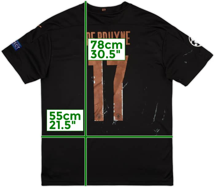 2020-21 Manchester City Away Shirt De Bruyne #17 - 5/10 - (XL)