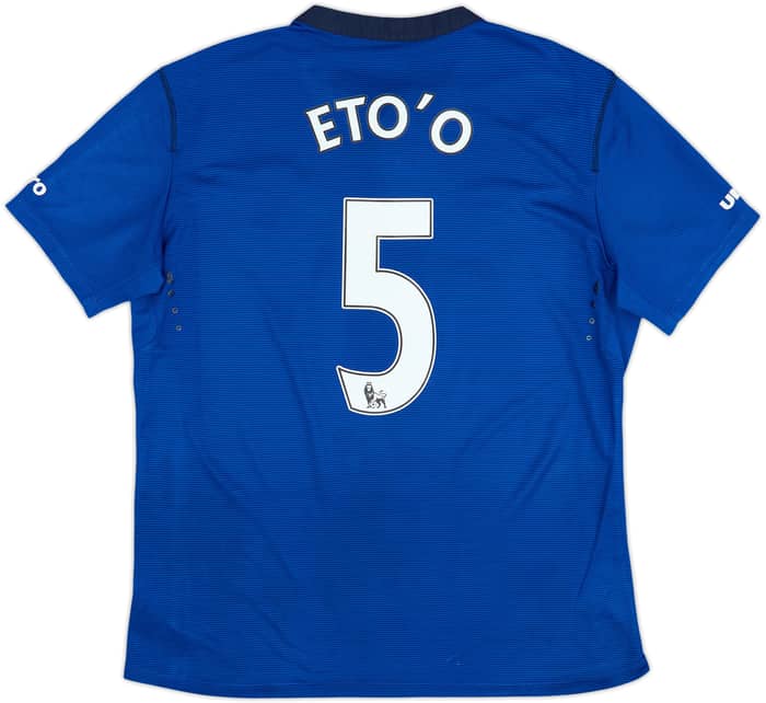 2014-15 Everton Home Shirt Eto'o #5 - 7/10 - (XL)