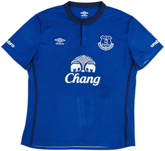 2014-15 Everton Home Shirt Eto'o #5 - 7/10 - (XL)