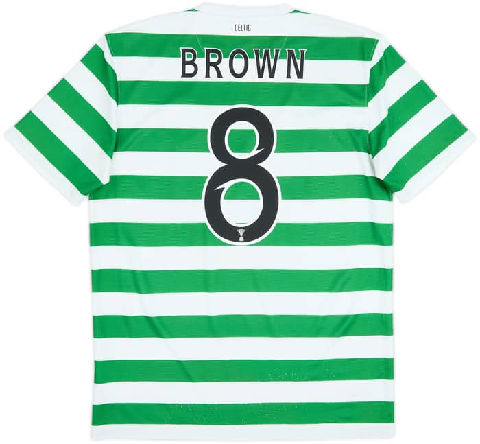 2012-13 Celtic '125th Anniversary' Home Shirt Brown #8 - 6/10 - (M)