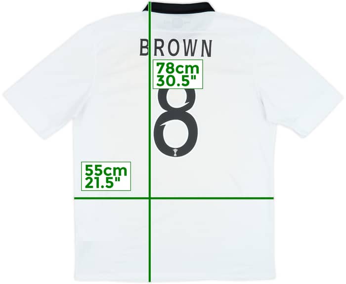 2012-13 Celtic '125th Anniversary' Third Shirt Brown #8 - 5/10 - (L)