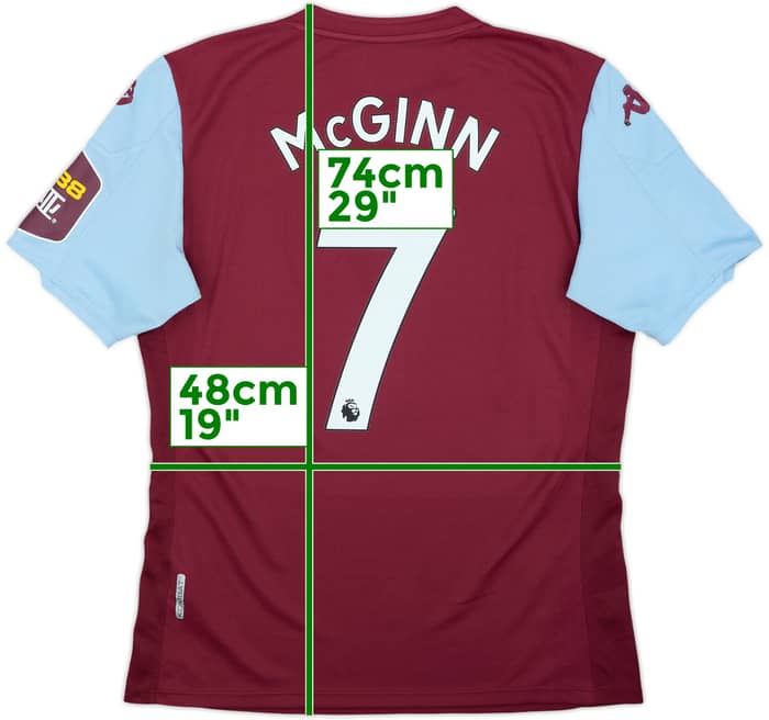 2019-20 Aston Villa Home Shirt McGinn #7 - 5/10 - (L)