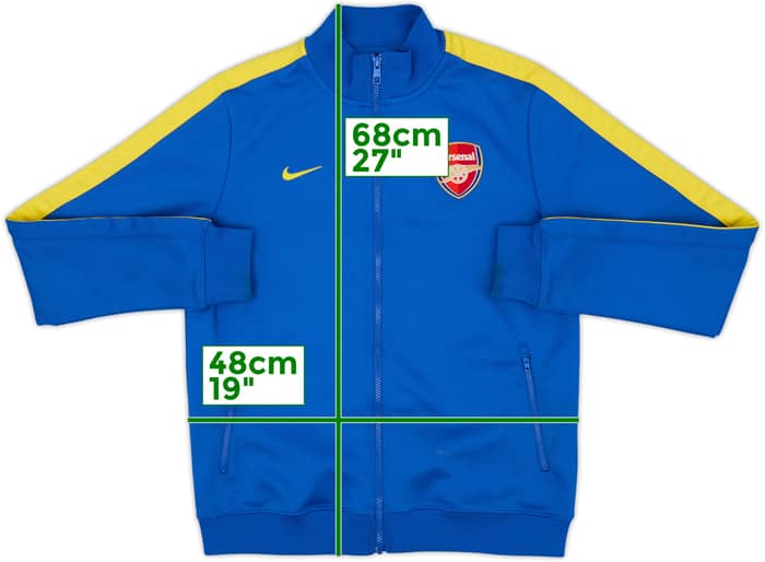 2013-14 Arsenal Nike Track Jacket - 7/10 - (M)