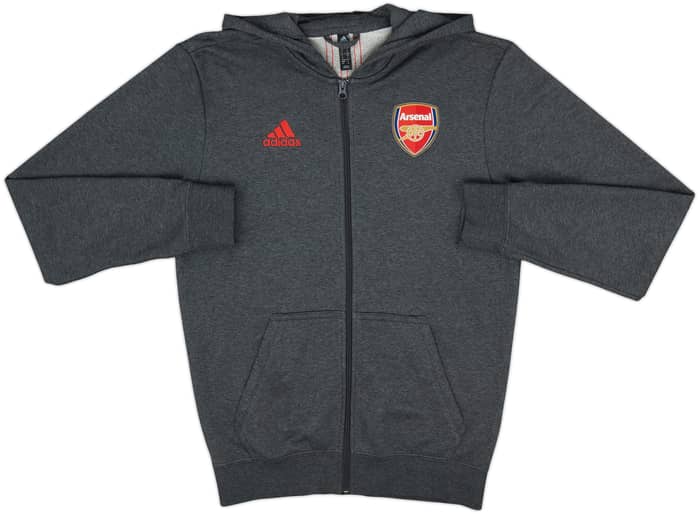 2020-21 Arsenal adidas Hooded Track Top - 8/10 - (S)