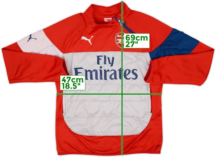 2014-15 Arsenal Puma 1/4 Zip Drill Top - 8/10 - (M)