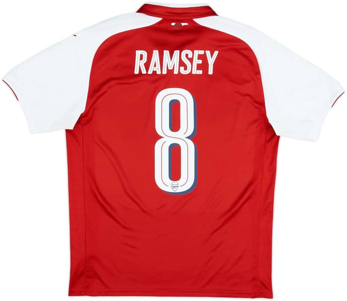 2017-18 Arsenal Home Shirt Ramsey #8 - 7/10 - (M)