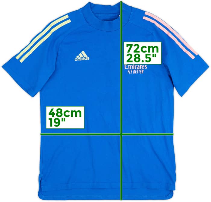 2020-21 Arsenal adidas Cotton Tee - 7/10 - (M)