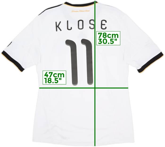 2010-11 Germany Home Shirt Klose #11 - 5/10 - (L)