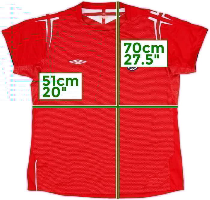 2004-06 England Away Shirt - 8/10 - (Women's L)