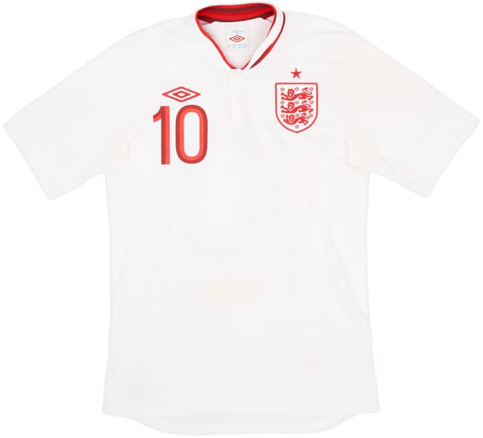 2012-13 England Home Shirt Rooney #10 - 5/10 - (S)