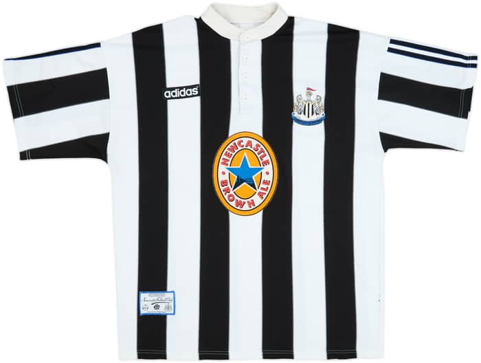 1995-97 Newcastle Home Shirt Shearer #9 - 7/10 - (XL)
