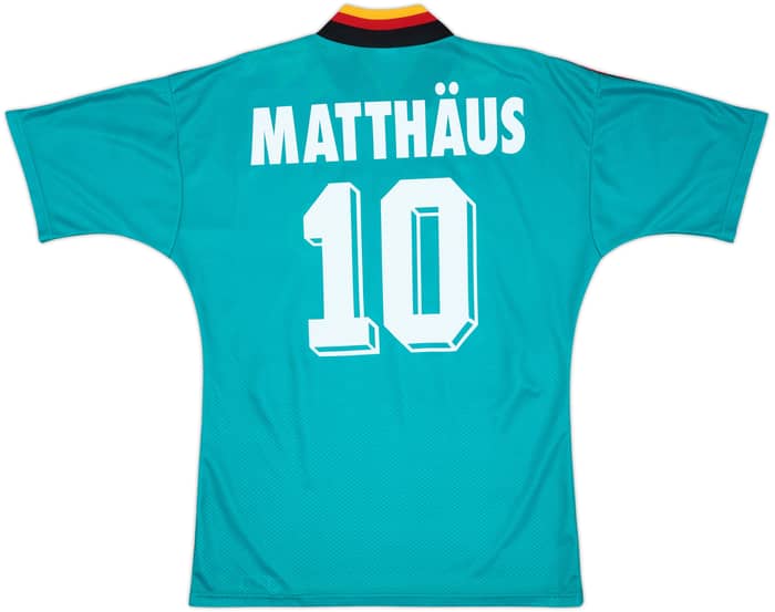 1994-96 Germany Away Shirt Matthaus #10 - 9/10 - (M)