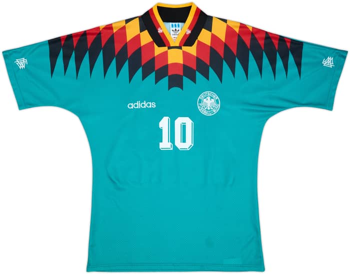 1994-96 Germany Away Shirt Matthaus #10 - 9/10 - (M)