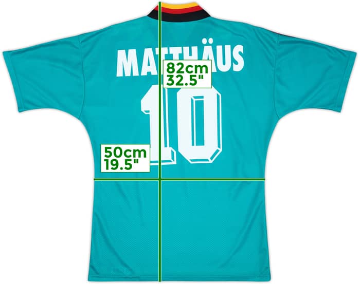 1994-96 Germany Away Shirt Matthaus #10 - 9/10 - (M)