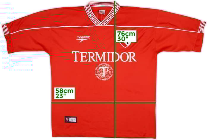 1998-00 Independiente Home Shirt - 7/10 - (XL)