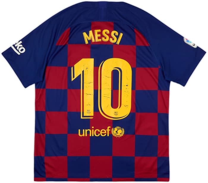2019-20 Barcelona Home Shirt Messi #10 - 6/10 - (XL)