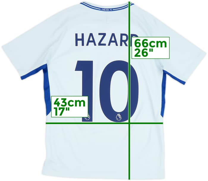 2017-18 Chelsea Away Shirt Hazard #10 - 8/10 - (XL.Boys)