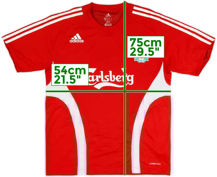 2008-09 Liverpool adidas Formotion Training Shirt - 8/10 - (L)