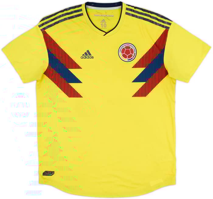 2018-19 Colombia Player Issue Home Shirt - 4/10 - (XL)