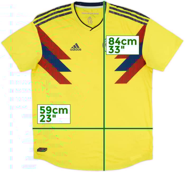 2018-19 Colombia Player Issue Home Shirt - 4/10 - (XL)