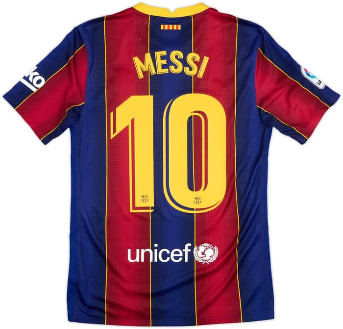 2020-21 Barcelona Home Shirt Messi #10 - 5/10 - (S)