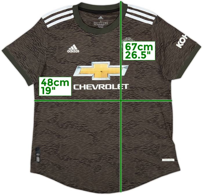 2020-21 Manchester United Authentic Away Shirt - 5/10 - (Women's L)