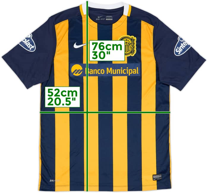 2015-16 Rosario Central Home Shirt - 9/10 - (L)