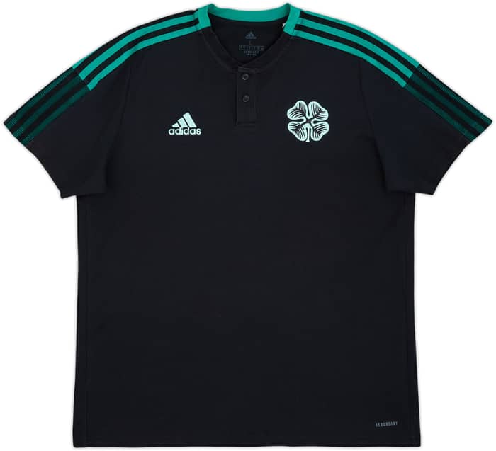 2021-22 Celtic adidas Polo Shirt - 8/10 - (L)