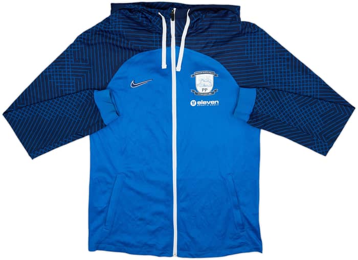 2022-23 Preston North End Nike Hooded Track Jacket - 7/10 - (M)