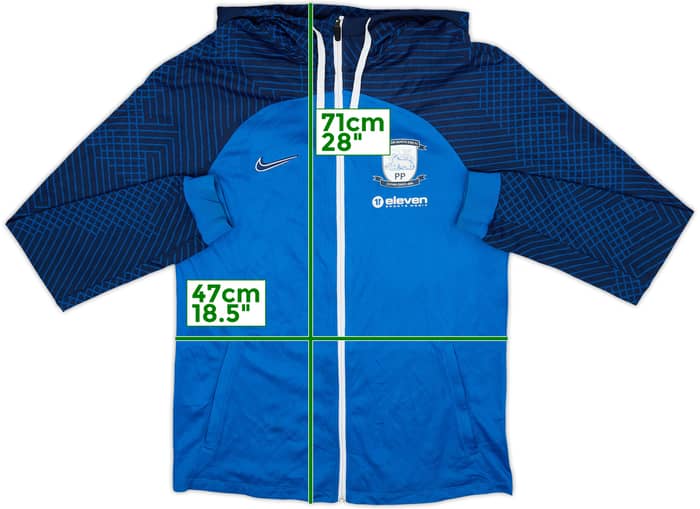 2022-23 Preston North End Nike Hooded Track Jacket - 7/10 - (M)