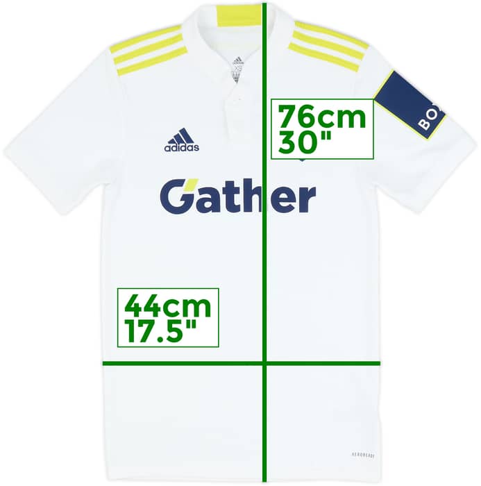 2021-22 Leeds United Home Shirt - 10/10 - (XS)