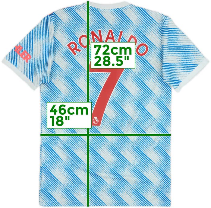 2021-22 Manchester United Camiseta Visitante Ronaldo #7 - 5/10 - (S)