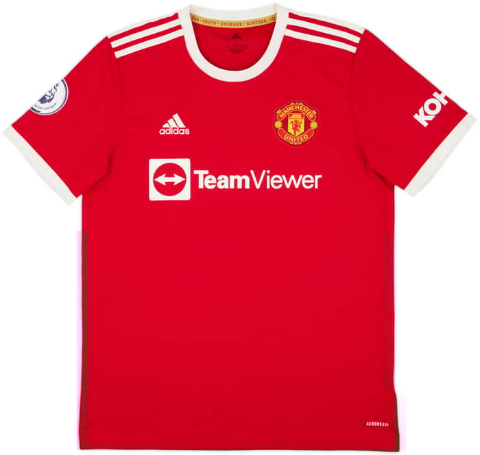 2021-22 Manchester United Home Shirt Ronaldo #7 - 9/10 - (L)