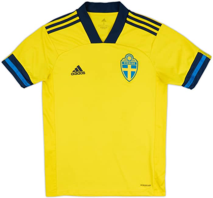 2020-21 Sweden Home Shirt - 5/10 - (S)