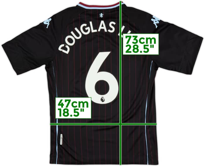 2020-21 Aston Villa Away Shirt Douglas Luiz #6 - 5/10 - (M)