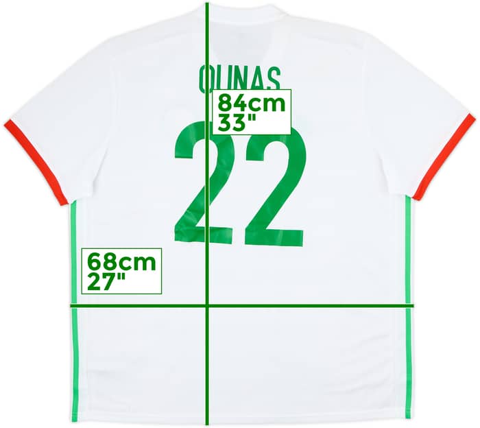 2018 Algeria Home Shirt Ounas #22 (XXL)