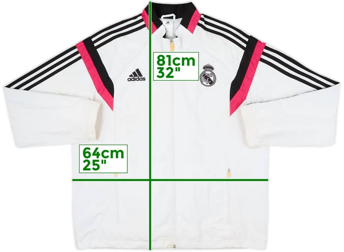 2014-15 Real Madrid adidas Track Jacket - 6/10 - (XL)