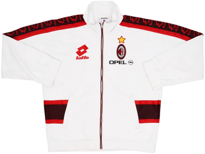 1995-96 AC Milan Lotto Track Jacket - 8/10 - (L)